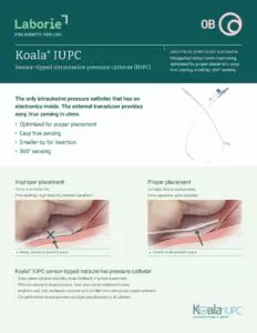 Koala Sensor Koala® Intrauterine Pressure Catheter - Laborie